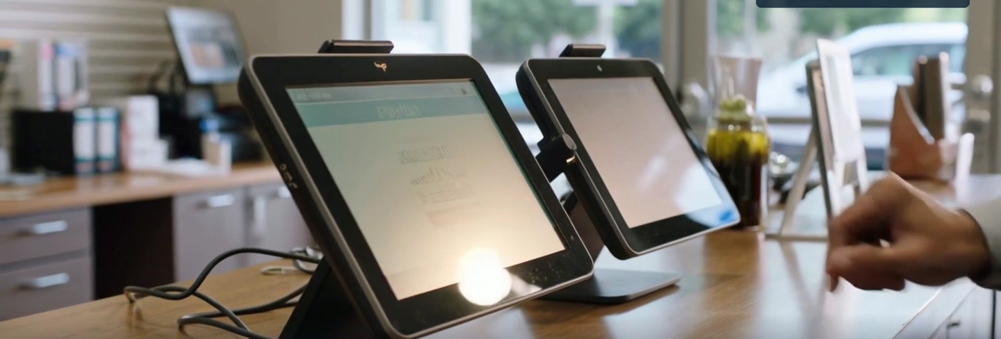 Point-of-sale terminals in a retail environment